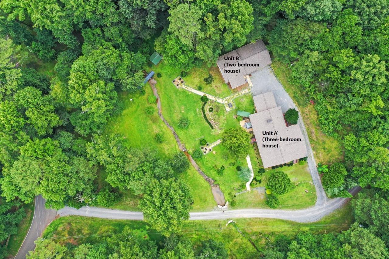 2 Separate Cabins Along A Peaceful Creek With Resort Amenities เอลลิเจย์ ภายนอก รูปภาพ