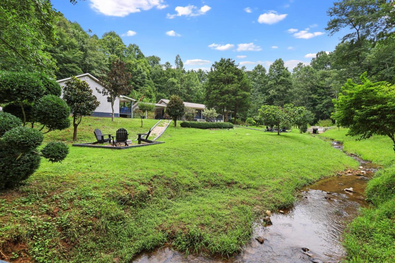 2 Separate Cabins Along A Peaceful Creek With Resort Amenities เอลลิเจย์ ภายนอก รูปภาพ
